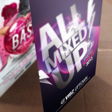 4x6in Club Style Flyers