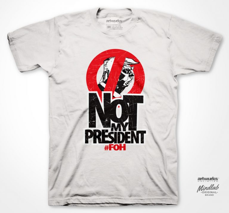 not my president tee shirt