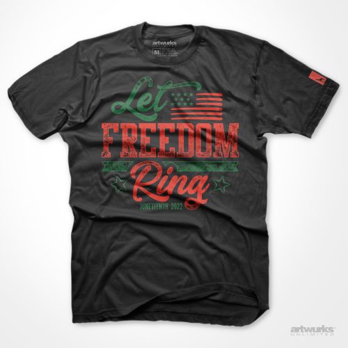 Black Giraffe Juneteenth Tee