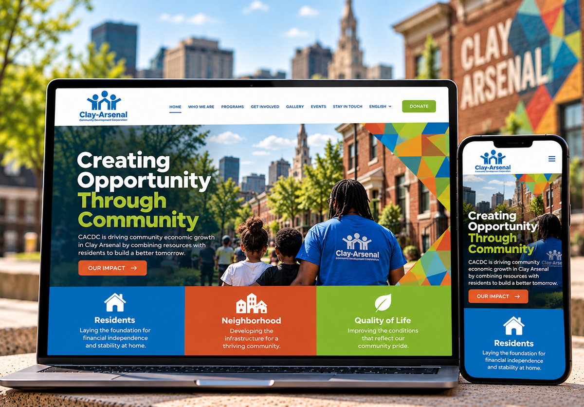 Clay-Arsenal-Community-Website-Mockup